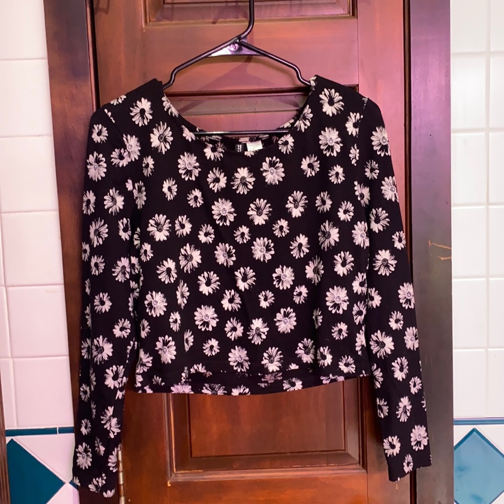 floral crop top